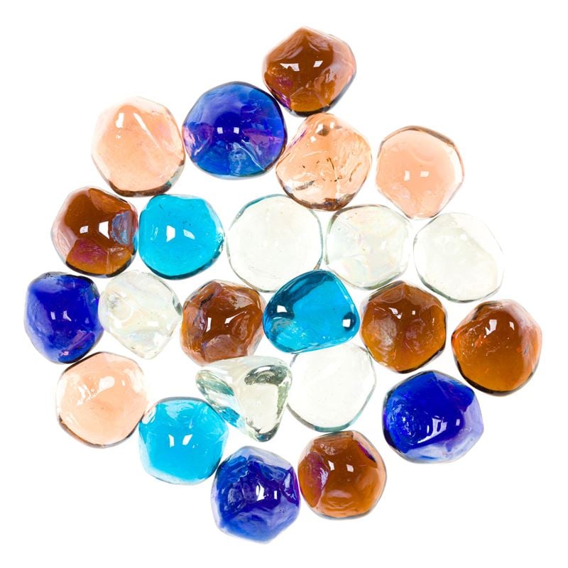 School education electrode Reorganize Πέτρες Διακοσμητικές Γυάλινες Γυαλιστερές Μπλε & Γήινα Χρώματα 340 g <  Διακοσμητικές Πέτρες Γυάλινες | Jumbo