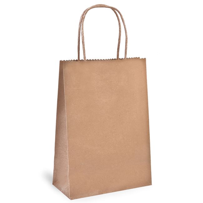 Τσάντα Δώρου Kraft Καφέ 16x8x23 cm