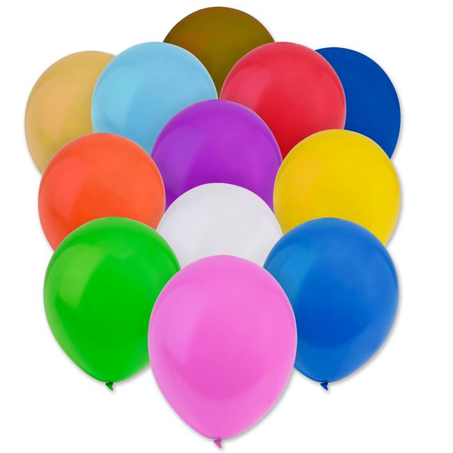 Μπαλόνια Πάρτι Διάφορα Χρώματα - 20 τμχ.