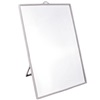 Καθρέφτης Επιτραπέζιος με Πλαστικό Πλαίσιο Λευκός 24x18 cm