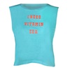 Μπλούζα Γυναικεία Βαμβακερή Τυρκουάζ Vitamin Sea - One Size