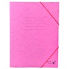 Ντοσιέ Χάρτινο Ροζ με Λάστιχο 25x35 cm