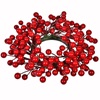 Χριστουγεννιάτικο Διακοσμητικό Δαχτυλίδι Κεριού Κόκκινα Berries 22 cm