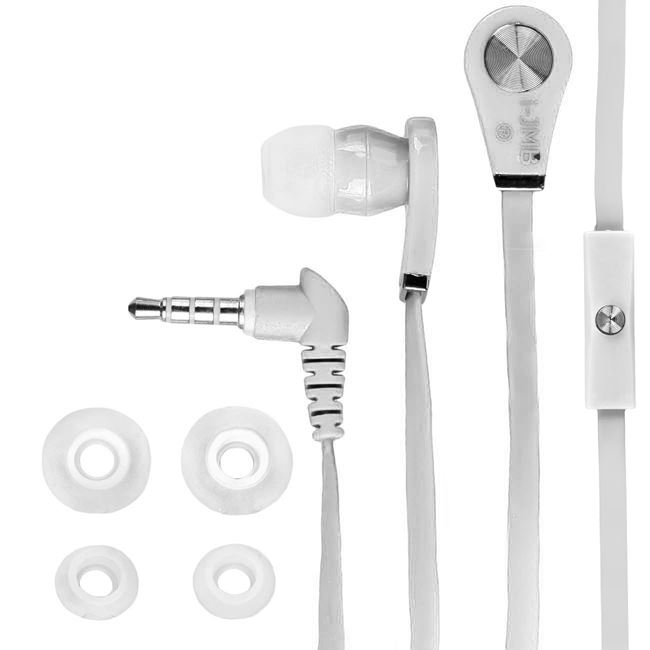Ακουστικά Handsfree με Μικρόφωνο Λευκά