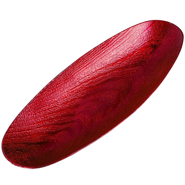 Πιατέλα Διακοσμητική Πλαστική Κόκκινη Γόνδολα 40.5x15.7x5cm