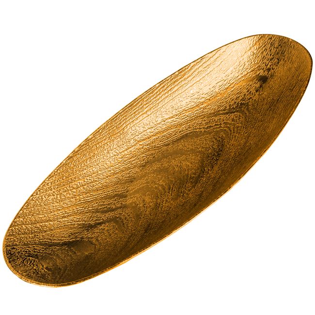 Πιατέλα Διακοσμητική Πλαστική Χρυσή Γόνδολα 40.5x15.7x5 cm