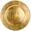 Πιατέλα Διακοσμητική Πλαστική Χρυσή 33 cm