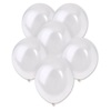Μπαλόνια Πάρτι Μεταλλιζέ Λευκά 30 cm - 20 τμχ.