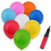 Σετ Μπαλόνια Πάρτι Διάφορα Χρώματα & Τρόμπα - 25 τμχ.