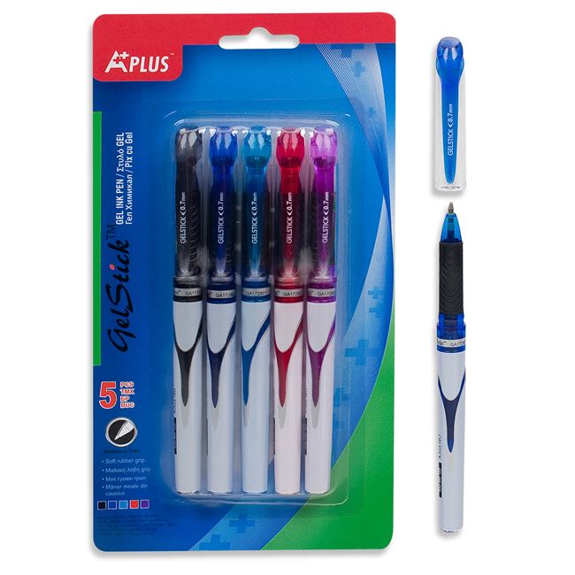 Στυλό Gel Grip - 5 τμχ.