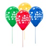 Μπαλόνια με Τύπωμα & Ξυλάκια - 10 τμχ. 