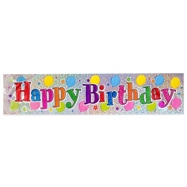 Γιρλάντα Μεταλλιζέ Πάρτι "Happy Birthday" 270x19cm