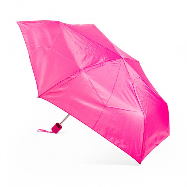 Ομπρέλα Βροχής Σπαστή Χειροκίνητη Φούξια 53cm