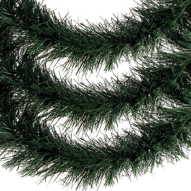 Χριστουγεννιάτικη Τρέσα Πράσινη Tinsel 3 m x 12 cm