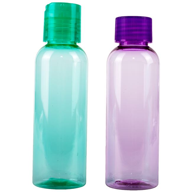 Σετ Μπουκάλια Ταξιδίου Χρωματιστά 100 ml - 2 τμχ.