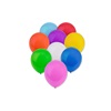 Μπαλόνια Πάρτι Διάφορα Χρώματα 30 cm - 10 τμχ.