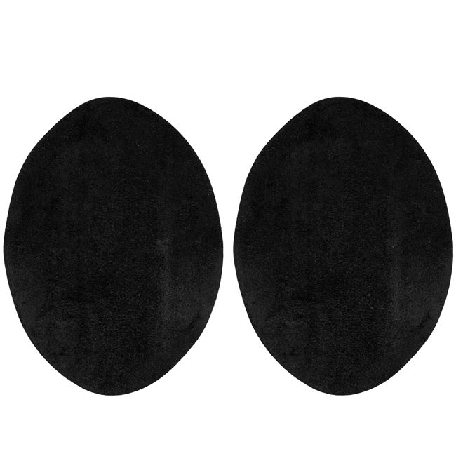 Μπαλώματα Συνθετικό Δέρμα Μαύρο – 2 τμχ.