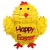 Πασχαλινό Διακοσμητικό Κρεμαστό Tinsel Κοτοπουλάκι "Happy Easter" 27x24cm