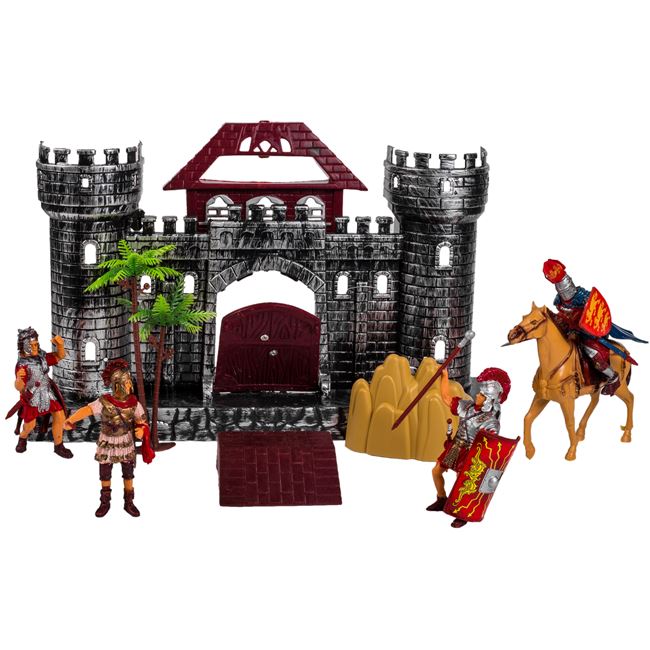 Ρωμαϊκό Κάστρο με Φιγούρες & Άλογο