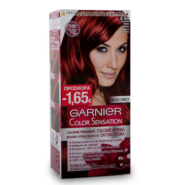 Βαφή Μαλλιών Garnier Color Sensation Ν.6.60 Κόκκινο Έντονο