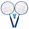 Σετ Ρακέτες Badminton Παιδικές Πλαστικές Μπλε με Μπάλα 46cm - 3 τμχ.