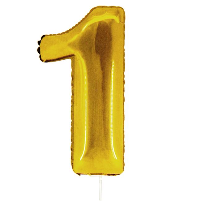 Μπαλόνι Πάρτι Foil Μεταλλιζέ Χρυσό Νο.1 - 24cm