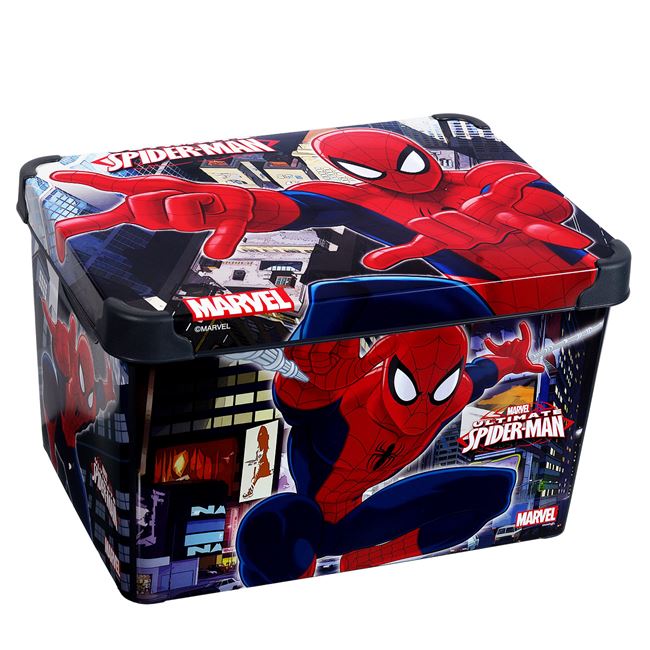 Παιχνιδόκουτο με Καπάκι Spiderman 20 lt