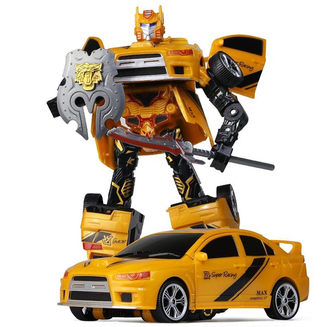 Ρομπότ Transformer Αυτοκίνητο Κίτρινο 