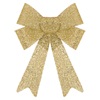 Χριστουγεννιάτικος Διακοσμητικός Φιόγκος Χρυσό Glitter 46 cm