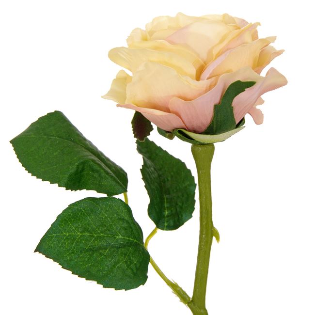 Λουλούδι Διακοσμητικό Τριαντάφυλλο Σομόν 31 cm
