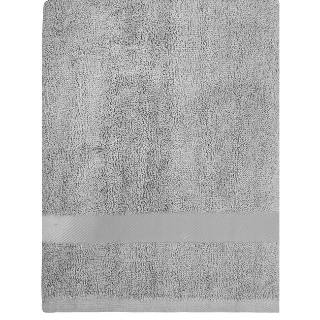 Πετσέτα Μπάνιου Βαμβακερή Γκρι 70x140 εκ.