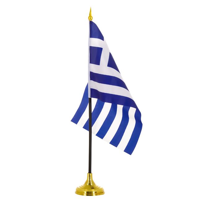 Σημαία Ελληνική με Βάση 30 εκ.