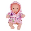 Κούκλα Μωρό με Μπουρνούζι Ροζ 13 cm