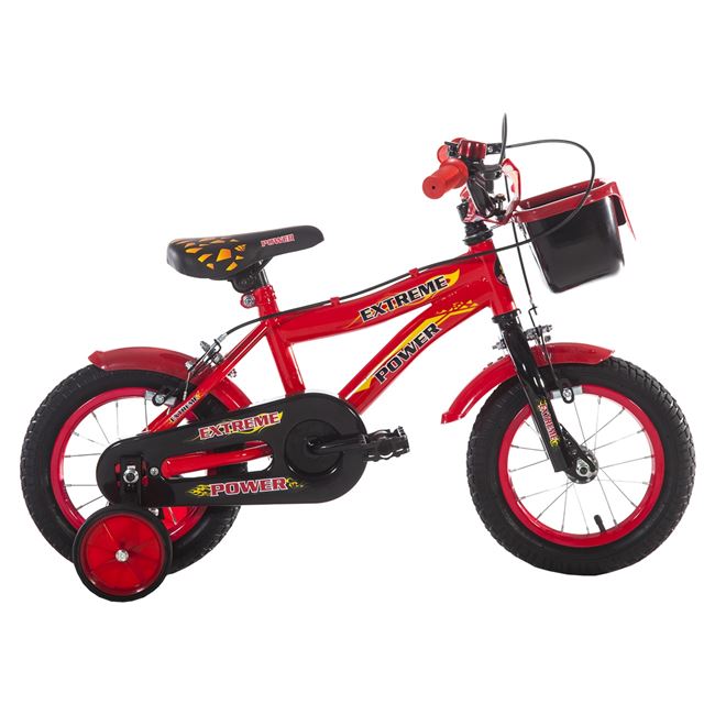 Ποδήλατο Κόκκινο με Καλαθάκι 12'' (Ίντσες) - BMX