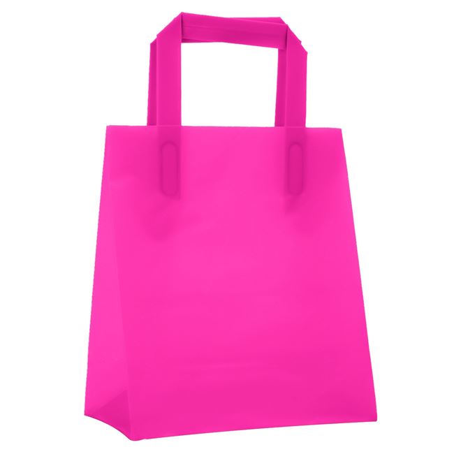 Τσάντα Δώρου Φούξια Πλαστική 24x30x12 cm