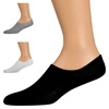 Κάλτσες Σοσόνια Αόρατα Μαύρο Λευκό Γκρι 36-42 - 3 ζευγ.