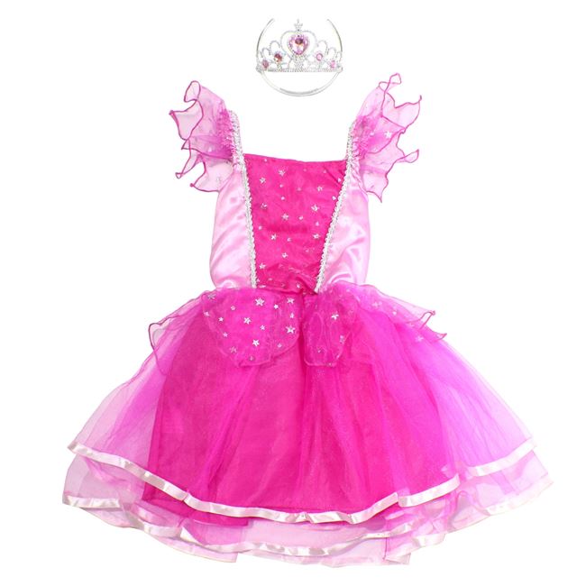 Αποκριάτικη Στολή Πριγκίπισσα Κοντό Ροζ Φόρεμα