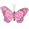 Διακοσμητικό Κουρτίνας Πεταλούδα Ροζ 10 cm