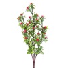 Κλαδί Διακοσμητικό Πράσινο Κόκκινα Ανθάκια 57 cm