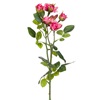 Λουλούδι Διακοσμητικό Τριαντάφυλλα Μπουμπούκια Ροζ Κόκκινα 65 cm