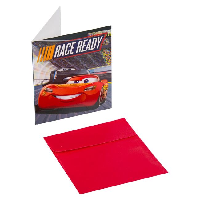 Κάρτα 3D CARS Κόκκινος Φάκελος 7.5x8.5
