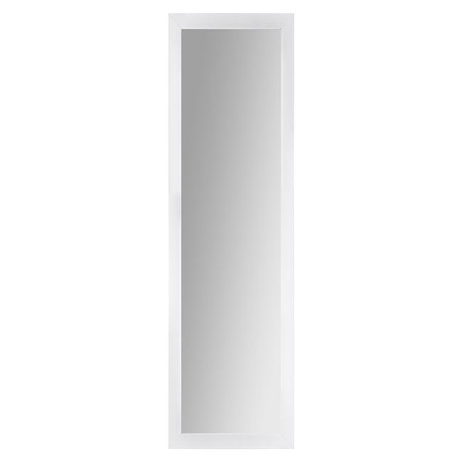 Ολόσωμος Καθρέφτης Πόρτας Πλαστικός Λευκός 36x126 cm