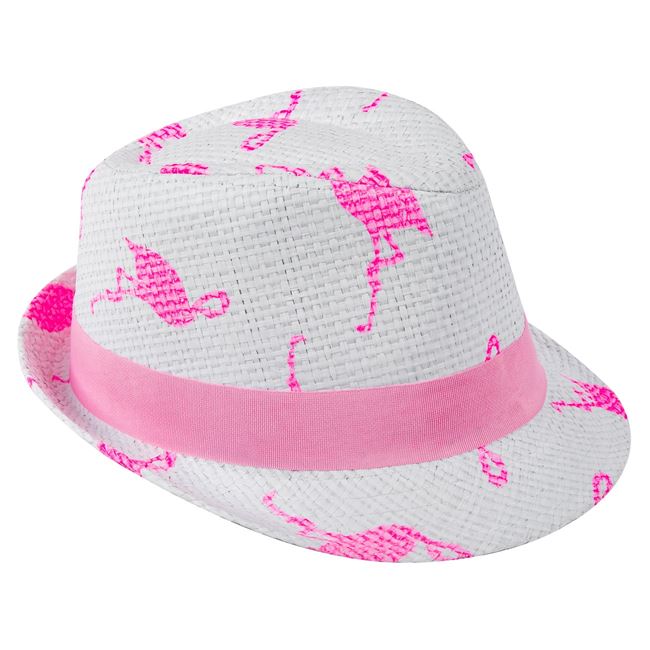 Καπέλο Παιδικό Καβουράκι Λευκό Ροζ Φλαμίνγκο