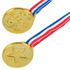 Χρυσά Μετάλλια Πλαστικά 6 τμχ.