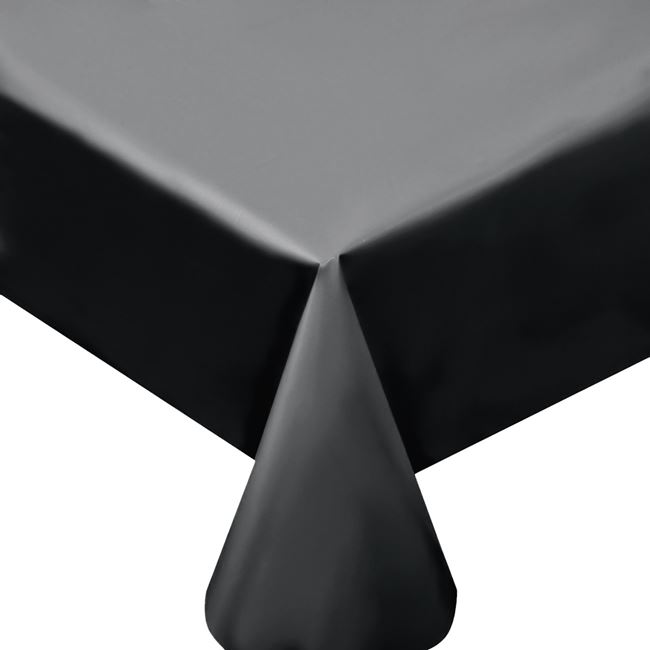 Τραπεζομάντηλο Παραλληλόγραμμο Μαύρο 274x137 cm