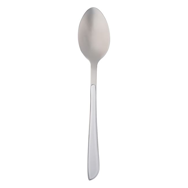 Κουτάλι Μεταλλικό Λευκό 20 cm