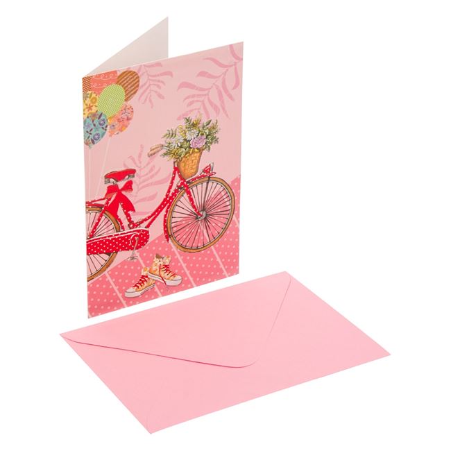 Κάρτα Ανάγλυφο Ποδήλατο & Φάκελος 13x19