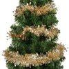 Χριστουγεννιάτικη Τρέσα Σαμπανί Αστέρια Tinsel 3 m x 10 cm