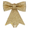 Χριστουγεννιάτικος Διακοσμητικός Φιόγκος Χρυσό Glitter 10 cm