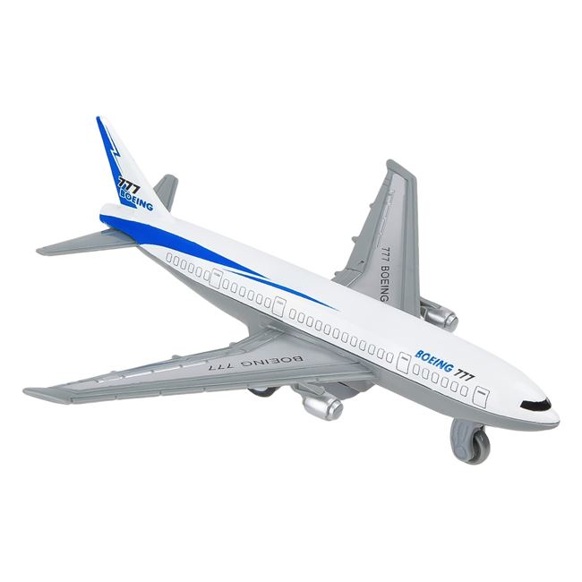 Αεροπλάνο Boeing 777 Λευκό Ασημί